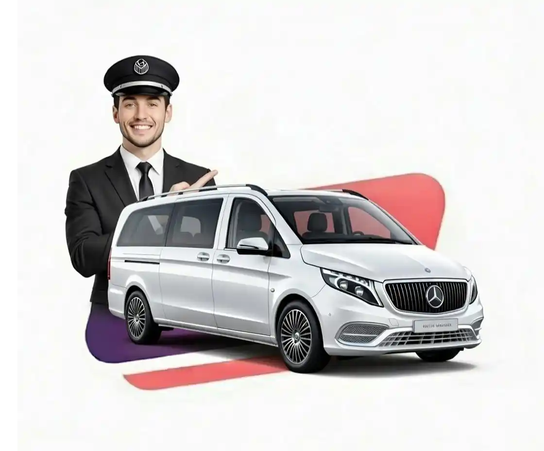 Homme pointant une voiture